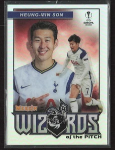 Heung-Min Son 2020-21 Merlin Chrome UEFA #W-HS Wizards of the Pitch - Bild 1 von 2