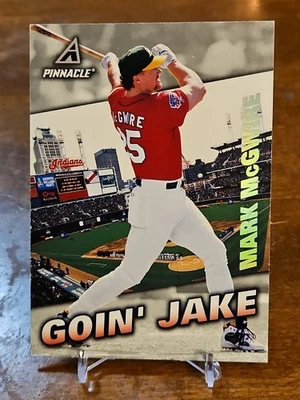 Tarjeta Jumbo Mark McGwire 1997 Pinnacle Goin’ Jake #7 Gran Tamaño Cardenal de San Luis Foto 1 de 2