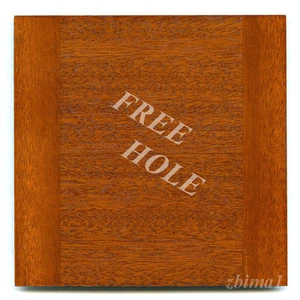 1 Mahogany Lensboard 5.75" x 5.75" for Kodak East. No.1 -8"x10"- undrilled&holes - Picture 1 of 3