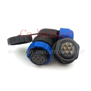 7pin Waterproof Connector,SD2 IP67 Industrial Electrical Auto Circuit Power Plug - Picture 1 of 7