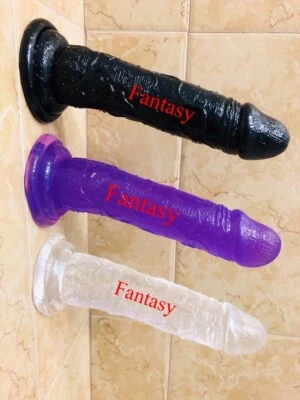 7-Inch-Dildo-Realistic-Waterproof-Suction-Cup-Men-Penis-Female-Sex-Toy - Image 1 of 4