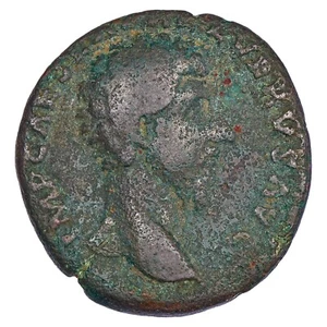 Monnaie romaine - LUCIUS VERUS - as - bronze - 162 ap. JC - RIC.1314 - Picture 1 of 2