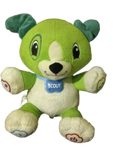 LeapFrog My Pal Scout Green Plush Talking Dog USB Interactive Tested Working - Picture 1 of 6