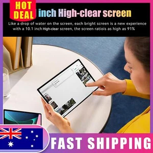 10.1'' Tablet 6GB+128GB Android 13 MT6797 8 Core 6000mAh BT4.2 w/ Case - Picture 1 of 7