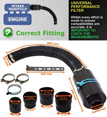 UNIVERSAL PERFORMANCE CYCLONE FILTER INDUCTION KIT - UN1607 –Fits Nissan 1 - Image 1 of 4