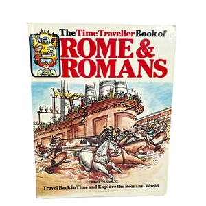 USBORNE THE TIME TRAVELLER BOOK of ROME & ROMANS HARDCOVER EDITION - Picture 1 of 5