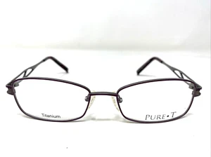 Camelot Pure-T 203 PR 52-17-135 Purple/Gunmetal Full Rim Eyeglasses Frame LV07 - Picture 1 of 8