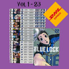 NEUF Blue Lock manga version anglaise bande dessinée livre volume 1-23 Yusuke Nomura + DHL