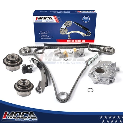 Kit de cadena de distribución VVT bomba de aceite para Nissan Frontier NV Xterra Suzuki Equator 4,0 L  Foto 1 de 4