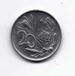 World Coins - South Africa 20 Cents 1977 Coin KM# 86 - Picture 1 of 3