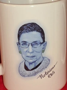 Notorious RBG Coffee Mug Notorious Ruth Bader Ginsburg Mugs Judge RBG Cup Gift  - Picture 1 of 5