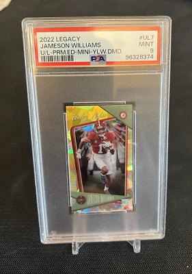 2022 Panini Legacy - Under the Lights Jameson Williams #UL-7 Premium Edition /10 - Image 1 of 2