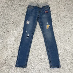 Girl’s Pull-On Jeans/Legging, Size 11/12 Slim Waist-24in - Picture 1 of 7