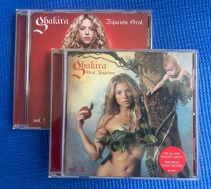 Shakira Bundle Oral Fixation Vol 1 & 2 CDs (2005) As New Excellent Condition - Picture 1 of 5
