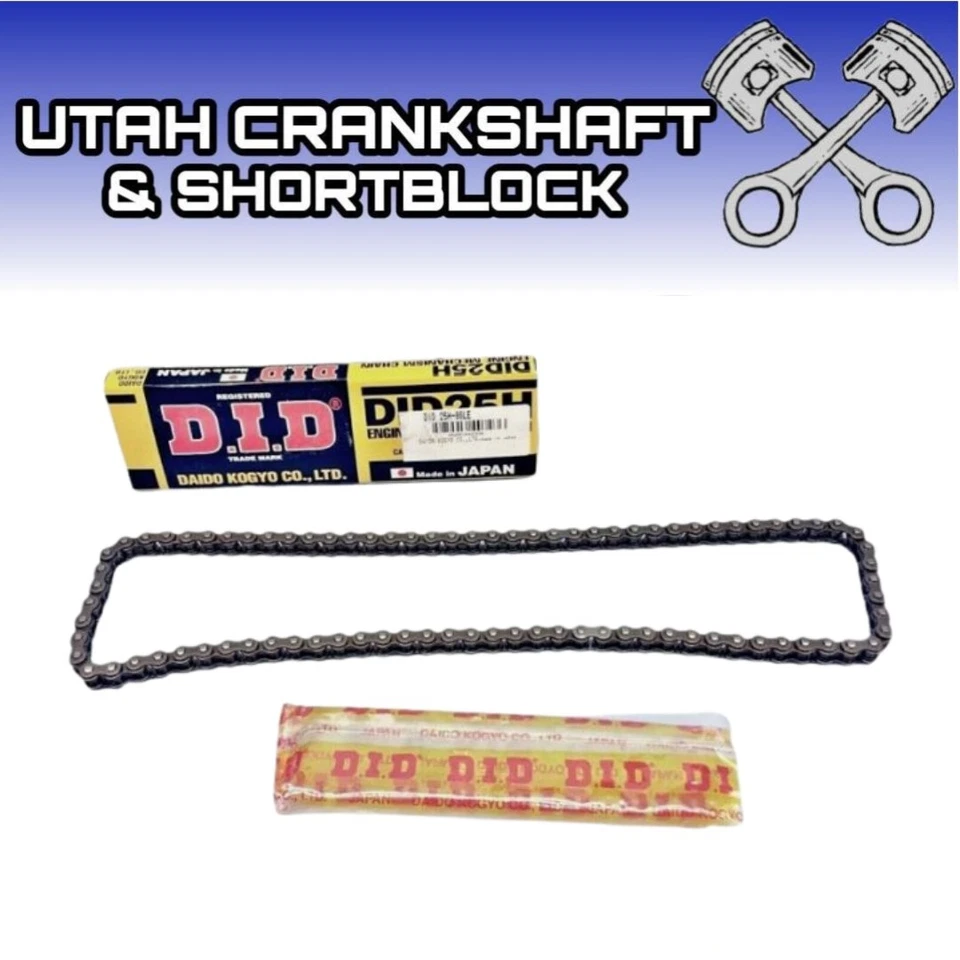 Cadena de levas del árbol de levas D.I.D 1965-1979 Honda CT90 SL90 XR75 XL75 Cub CM91 Trail  Foto 1 de 4