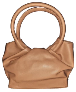 Ladies Handmade Shoulder Bag, Synthetic Leather, Tea Pink Color, Size: Medium - Picture 1 of 11