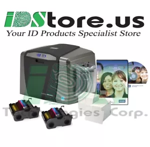 FARGO DTC1250e Single Side ID Card Printer Bundle with HID Asure ID V. 7 Express - Picture 1 of 5