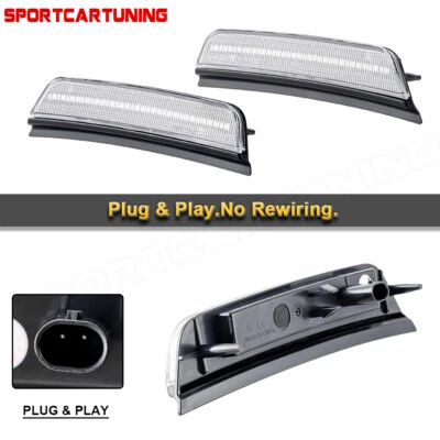 Amber LED Front Side Marker Light For 2021 22-2024 Jeep Grand Cherokee L Utility - Image 1 of 4