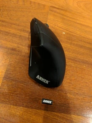 Anker 2.4G Wireless Ergonomic Optical 5-Button Mouse TM137G W/ Dongle! - Image 1 of 4