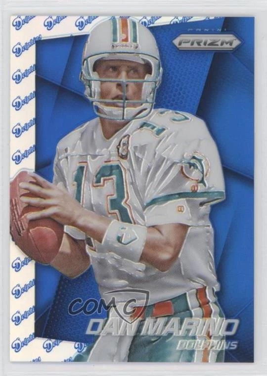 2014 Panini Prizm Team Logo Prizm /50 Dan Marino #187 HOF
