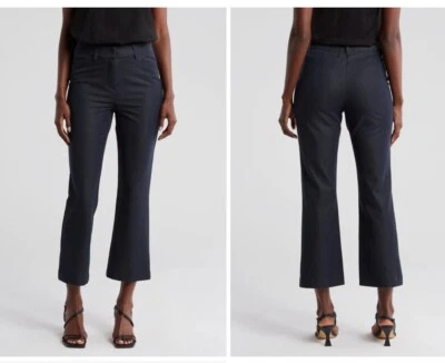 Pantalón Nannette Lepore Pierna Acampanada Vintage Azul 12 Nuevo con Etiquetas Original $78 Foto 1 de 4