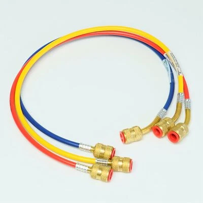 Mangueras de carga para refrigerante R-290 y R-600a hidrocarburo de 18 pulgadas Foto 1 de 4