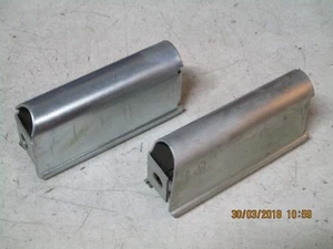 COPPIA STAFFE PARAURTI ANTERIORE FIAT 1100 D - 12,5 CM - NUOVE - ORIGINALI - Imagen 1 de 1