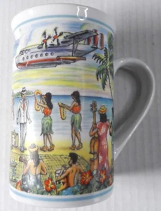 Vintage Island Heritage Hawaiian Honolulu Porzellan Becher Clipper Artwork Eddy Y 2 - Bild 1 von 7