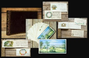 1842-52 Greiz in Turingia con splendida veduta di Schlez album amicorum - Foto 1 di 1