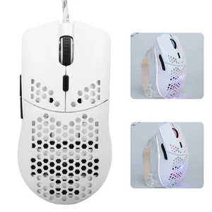 Mouse Rgb Wired Gaming 6400Dpi Hollow Design Computer Accessories - Picture 1 of 24