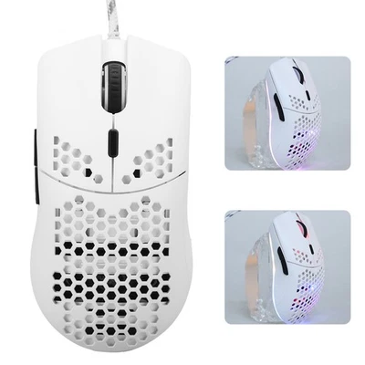 Mouse Rgb Wired Gaming 6400Dpi Hollow Design Computer Accessories - Image 1 of 4