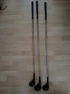 Set Of 3 MacGregor MT Woods 1, 3 & 5 Right Handed Good Condition Golf Clubs - Picture 1 of 6