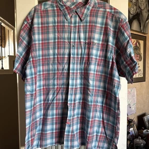 GameGuard Shirt Men XL Plaid Cotton Fishing Hunting Outdoors Vented 5002 - Picture 1 of 9