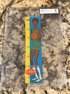 1969-70 Topps Lew Alcindor Rookie Ruler #10 Kareem Abdul-Jabbar RC BVG 6 NBA HOF - Picture 1 of 2