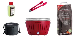 LotusGrill Starter Set Clásico Parrilla Rojo Fuego Con Conexión USB - Imagen 1 de 8