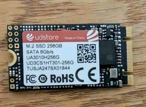 Udatore 256GB M.2 2230 SATA III 6Gb/s SSD Solid State Drive (Model: UA301W256G) - Picture 1 of 2