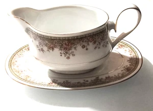 Vintage Noritake Irland Morgenjuwel Sauciere Und Unterplatte - Bild 1 von 1
