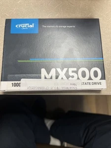 Crucial MX500 1TB 3D NAND SATA 2.5 Inch up to 560MB/s SSD CT1000MX500SSD1 - Photo 1/1
