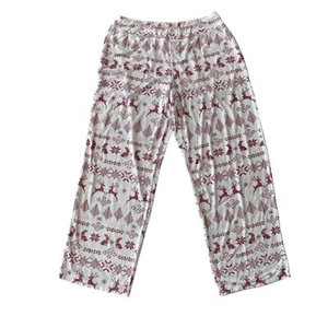 Soma Red and White Soft Christmas PJ Pants - Medium - Picture 1 of 4