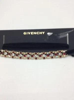 Collar Gargantilla Givenchy Cristal Transparente y Rojo Negro $78 #3 GE Foto 1 de 4