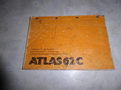 Original Ersatzteilliste zu dem Atlas Radlader 62 C - Bild 1 von 4