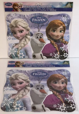 2 Packages of 12 Disney Frozen Placemats (total 24 placemats) Party Supplies - Image 1 of 4