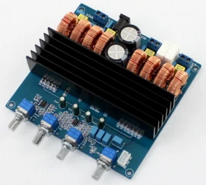New TDA7498 TL072 2.1 Class D DC24V-32V 200W+100W+100W Digital Amplifier Board - Bild 1 von 3