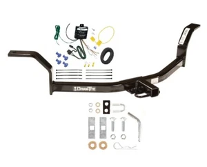 Trailer Tow Hitch For 01-05 Honda Civic Receiver w/ Wiring Harness Kit - Picture 1 of 7