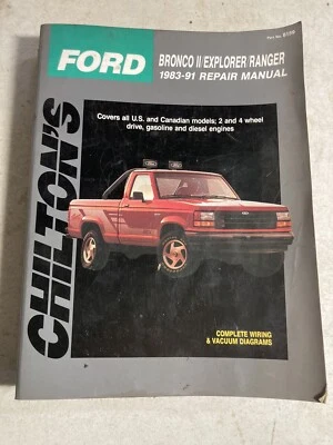 Manual de reparación Ford Bronco II/Explorer/Ranger 1983-1991 de Chilton, #8159 Foto 1 de 3