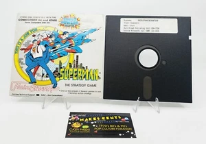 Superman Man of Steel - Strategy Video Game Commodore 64 C64 Computer PC - Picture 1 of 2