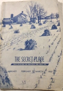1955 The Secret Place Daily Devotions For Individual & Family Religion God Vtg - Picture 1 of 15