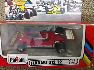 POLISTIL CE 107 - Ferrari 312 T Jody Schecktet nr 1 no Corgi no Politoys - Foto 1 di 6