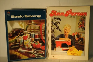Basic sewing Grosset good life books 1976 PB, The Ann Person method 1981 book - Imagen 1 de 2