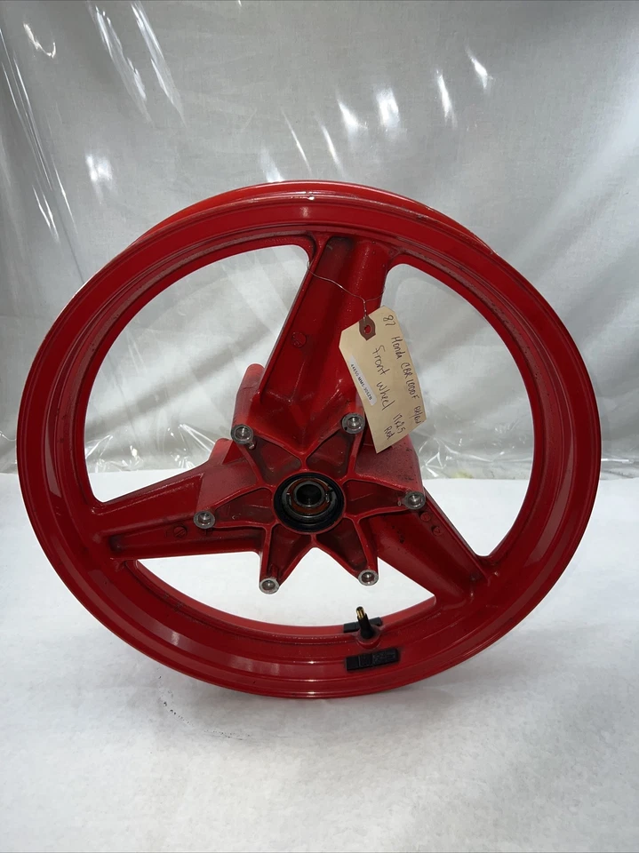 "Rueda delantera de motocicleta Honda 17"" X 2,5"" 1987 CBR1000F Hurricane OEM" Foto 1 de 4